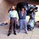 Illustration for article titled Behind-the-scenes emRoboCop/em photos show off the goofier side of dystopian Detroit